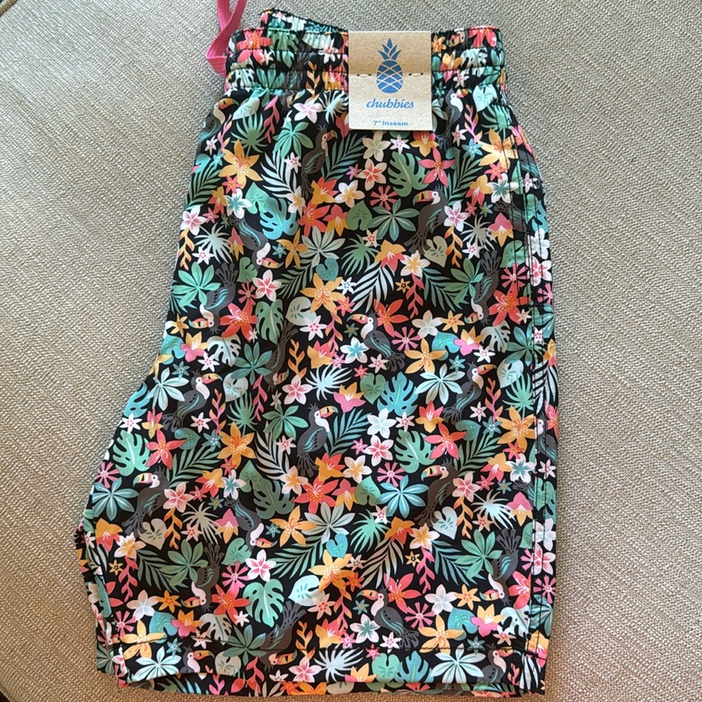 Men’s - size Large Chubbies swim trunks. NWT. Purchased from Nordstrom.